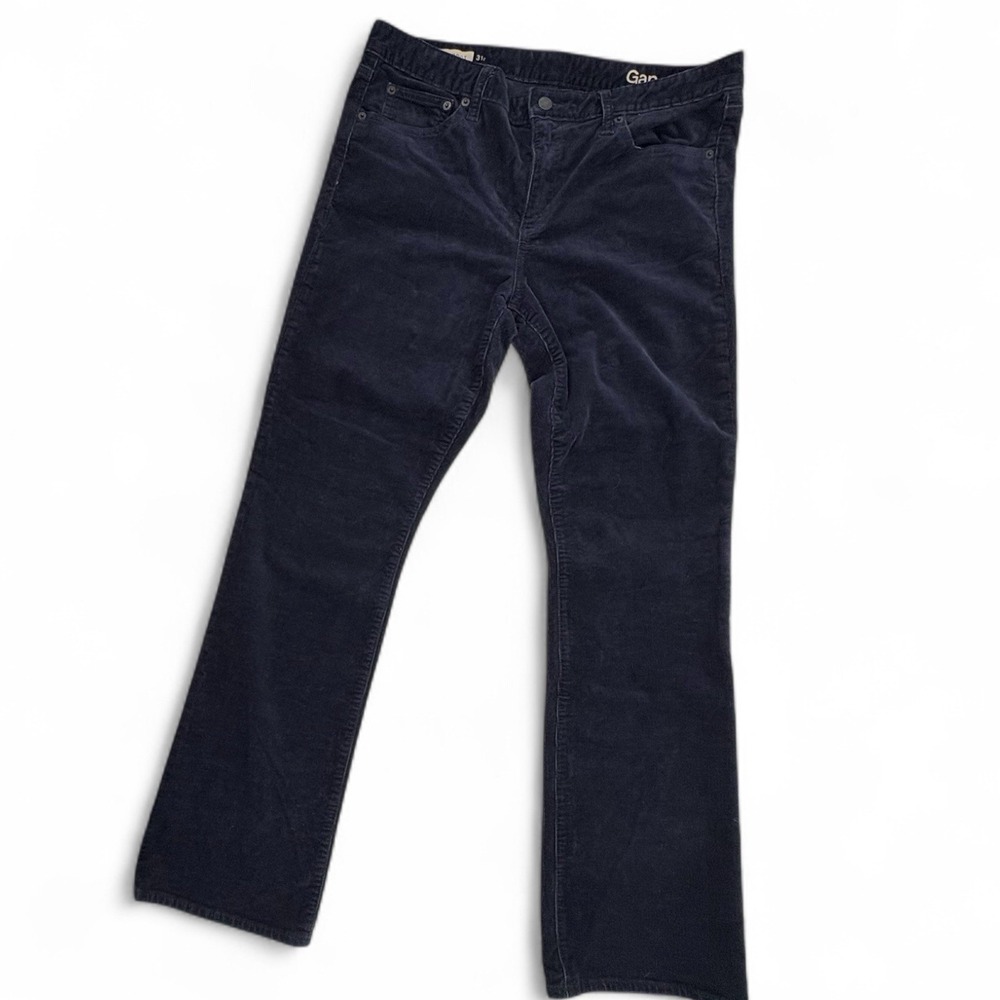 Gap 1969 Navy Blue Perfect Boot Cords Ladies 31 Womens